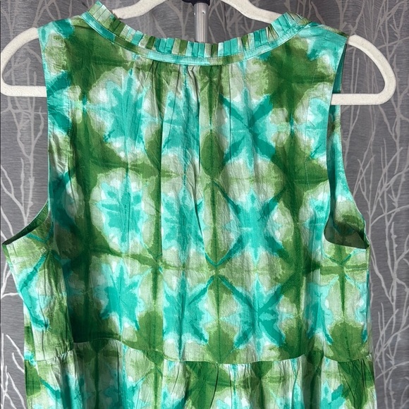 Tuckernuck Green Tie-Front Maxi Dress L - Picture 7 of 9